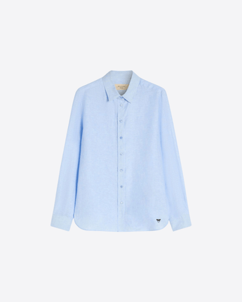 WEEKEND MAX MARA CAMICIA CELESTE / 40 CAMICIA IN TELA DI LINO