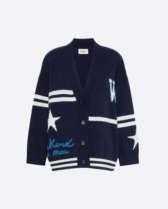 WEEKEND MAX MARA CARDIGAN CARDIGAN IN LANA JACQUARD