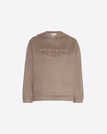 WEEKEND MAX MARA FELPA FELPA CON CAPPUCCIO IN JERSEY