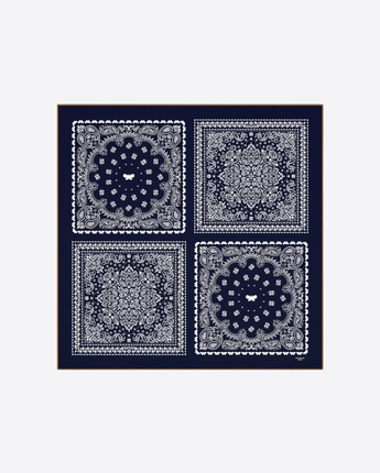 WEEKEND MAX MARA FOULARD BLU MARINO / UNI FOULARD IN LANA, CACHEMIRE E SETA