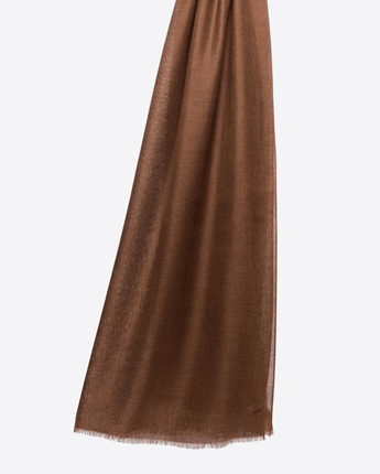 WEEKEND MAX MARA FOULARD MARRONE / UNI STOLA IN CACHEMIRE E SETA