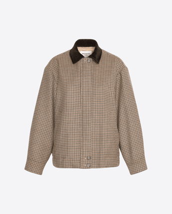 WEEKEND MAX MARA GIACCA GIACCA BOMBER IN LANA PIED DE POULE