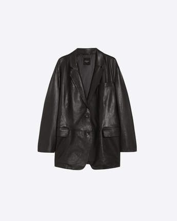 WEEKEND MAX MARA GIACCA NERO / XS BLAZER MONOPETTO IN NAPPA