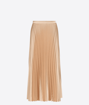 WEEKEND MAX MARA GONNA GONNA IN RASO PLISSÈ