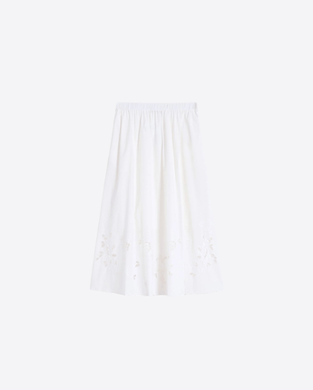 WEEKEND MAX MARA GONNA GONNA MIDI IN POPELINE DI COTONE