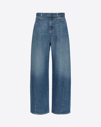 WEEKEND MAX MARA JEANS JEANS AMPIO IN DENIM DI COTONE