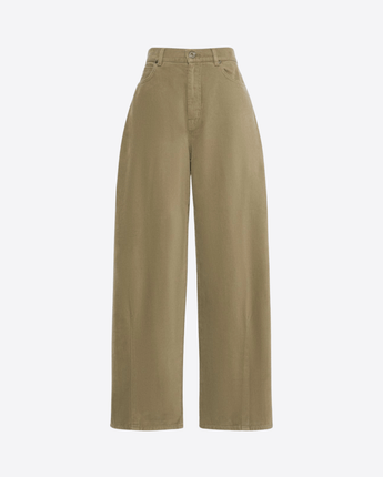 WEEKEND MAX MARA PANTALONE PANTALONE IN DRILL DI COTONE