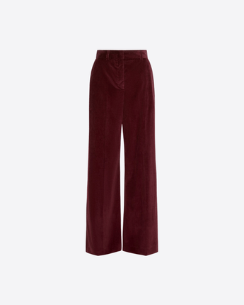 WEEKEND MAX MARA PANTALONE PANTALONE IN VELLUTO DI COTONE