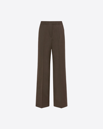 WEEKEND MAX MARA PANTALONI PANTALONE IN BATAVIA DI LANA STRETCH