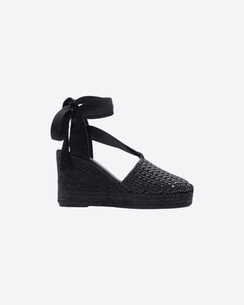 WEEKEND MAX MARA SCARPE ESPADRILLAS IN NAPPA INTRECCIATA