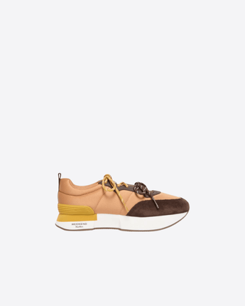 WEEKEND MAX MARA SCARPE SNEAKER IN TESSUTO TECNICO E CROSTA