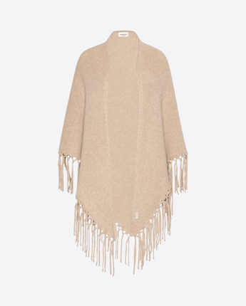 WEEKEND MAX MARA SCIARPA NERO / UNI SCIALLE IN LANA CON FRANGE
