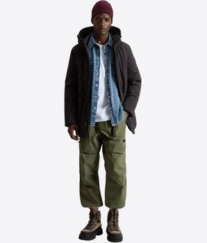 WOOLRICH ARTIC PARKA IN NYLON ELASTICIZZATO