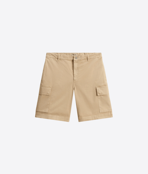 WOOLRICH BERMUDA TRAVERTINE / S BERMUDA CARGO IN TWILL DI COTONE