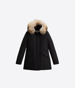 WOOLRICH GIACCA ARCTIC PARKA IN RAMAR CLOTH CON PELLICCIA REMOVIBILE