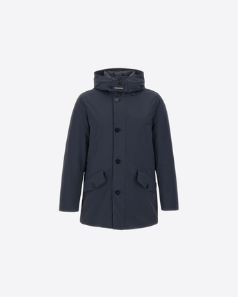 WOOLRICH GIACCA PARKA LIGHT STRETCH IMBOTTITO CON CAPPUCCIO