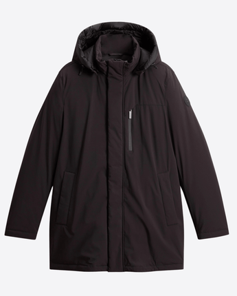 WOOLRICH MOUNTAIN PARKA IN NYLON ELASTICIZZATO