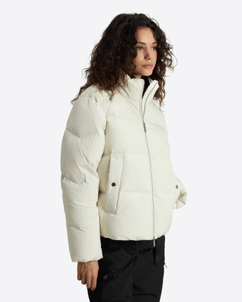 WOOLRICH PIUMINO ALSEA CORTO IN NYLON  ELASTICIZZATO CON CAPPUCCIO STACCABILE