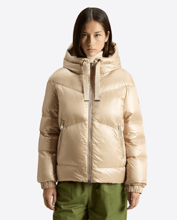 WOOLRICH PIUMINO CORTO ALIQUIPPA IN NYLON LUCIDO