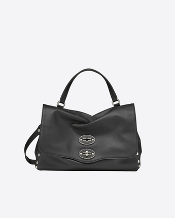 ZANELLATO BORSA BLACK LAVAGNA / S BORSA POSTINA SAETA IN PELLE LISCIA