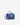 ZANELLATO BORSA BLUE / BABY BORSA POSTINA BABY IN PELLE LAMINATA BLUE MORE DI ROVO