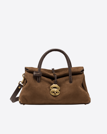 ZANELLATO BORSA BROWN / S BORSA DOTTA IN NABUK BROWN TARTUFO DI NORCIA