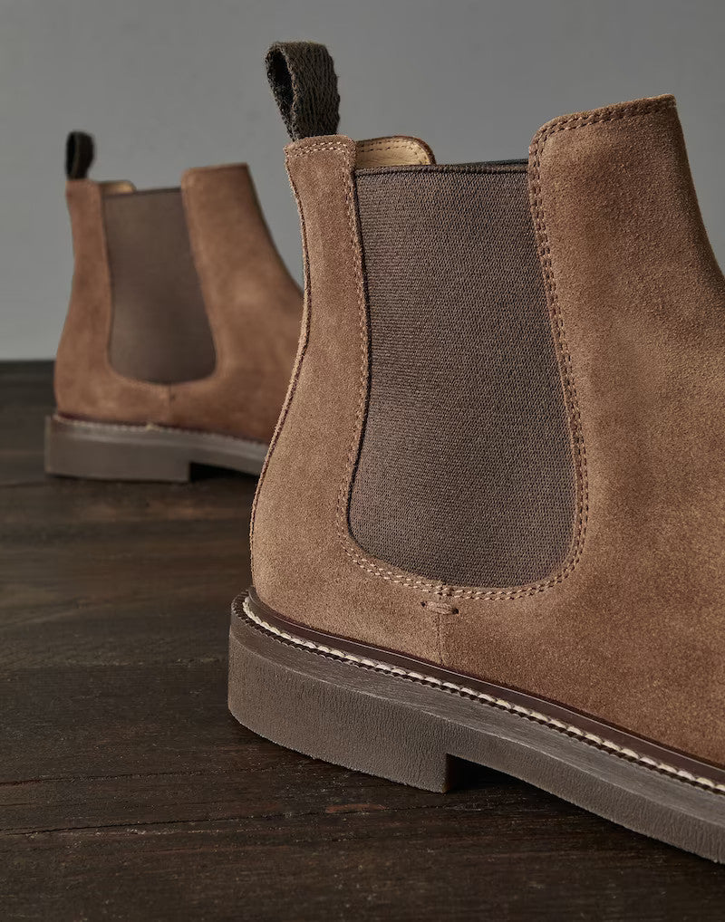 BRUNELLO CUCINELLI | CHELSEA BOOT IN CAMOSCIO