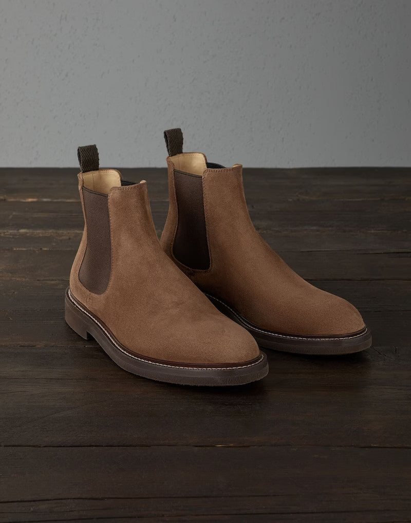 BRUNELLO CUCINELLI | CHELSEA BOOT IN CAMOSCIO