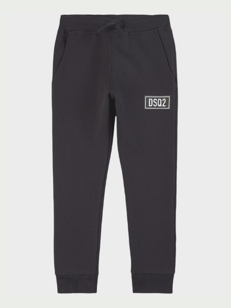 DSQUARED2 | LOGO PANTALONI IN FELPA NERI