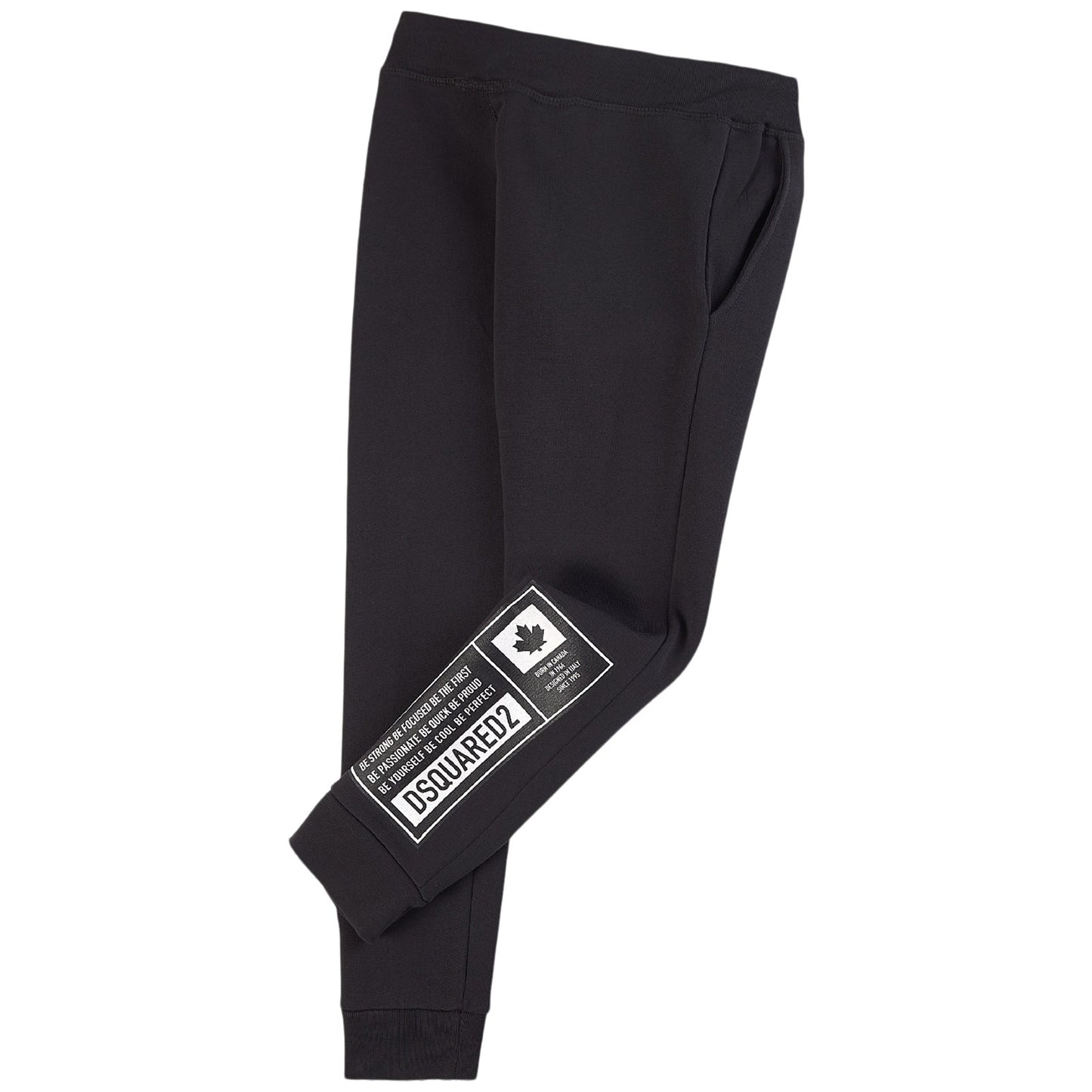 DSQUARED2 | LOGO PANTALONI IN FELPA NERI